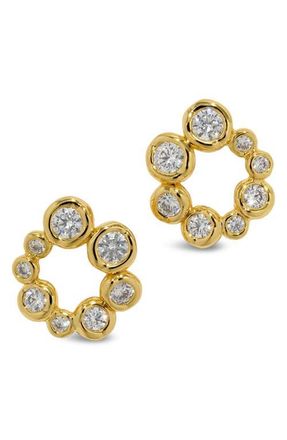 Alexis Bittar Asterales Petite Bubble Stud Earrings in Gold Stones at Nordstrom