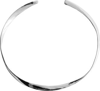 Mango Rigid Choker Necklace in Silver at Nordstrom