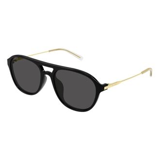 Gucci Aviator Zonnebril - Heren - Accessoires - Zwart - Maat: 57 MM