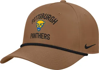 Nike Pitt 2026 Military Appreciation Rope Rise Nike Mens College Adjustable Hat in Brown | C16829C750PTBG-ALB