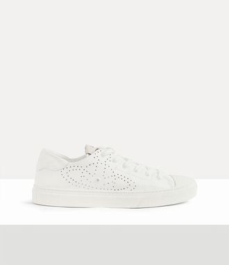 Vivienne Westwood Soft Punch Trainer Leather White 4-37 Women