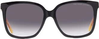 Marc Jacobs Grey Shaded Square Ladies Sunglasses MARC 582/S 071C/9O 56