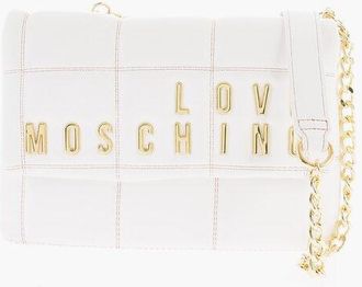 Moschino LOVE Quilted Faux Leather Bag with Removable Chain Shoulder size Unica