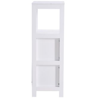 Kleankin Armario de ba&ntilde;o 30x30x89 cm blanco