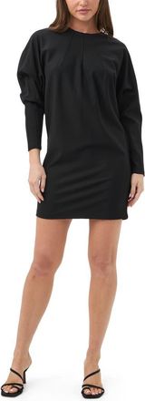 Trina Turk Jacaranda Long Sleeve Ponte Dress in Black at Nordstrom, Size Xx-Large
