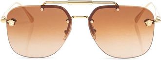 Versace Ve 2296 Zonnebril - Dames - Zonnebrillen - Geel - 60 MM - Accessoires