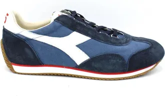 Diadora Canvas Stone Wash Sneaker Model - Heren - Sneakers - Blauw - 46 EU - Leer - Schoenen