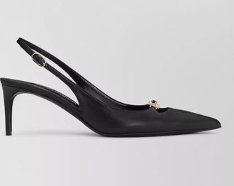 Dolce & Gabbana leather slingback pumps