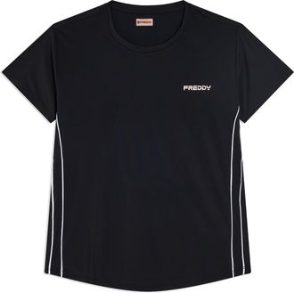 Freddy T-shirt jersey quick dry comfort fit con maniche ad aletta