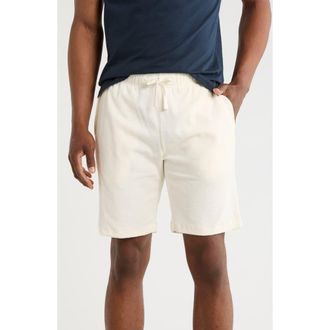 Barbour Winford Cotton Drawstring Shorts in Ecru at Nordstrom Rack, Size Medium