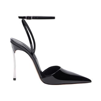 Casadei Pumps, female, Black, Size: 7 1/2 US Superblade Sharp Pump Samurai