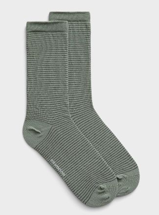Simons Womens Fine-stripe socks