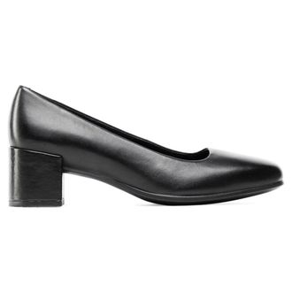 Ecco Ecco Shape Squared 35 Leather Womens Slip On Shoes - Black - Size:UK 4-4.5