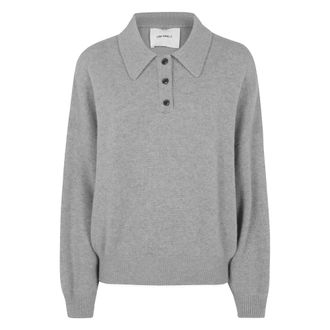 Lisa Yang Dames, Truien, Grijs, Maat: XS Kasjmier