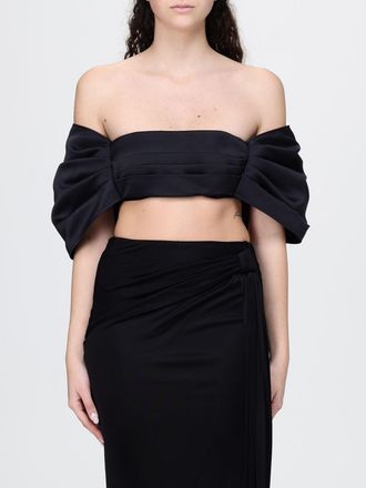 Elisabetta Franchi Crepe Cropped Top
