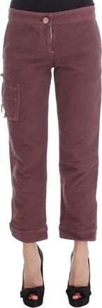 Ermanno Scervino Cotton Cropped Cargo Womens Pants