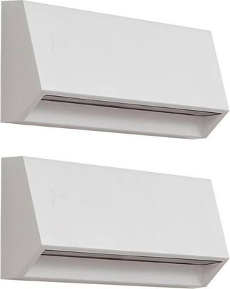 Lindby Lindby - L&aacute;mpara De Pared Led Exterior appeso En Blanco Pl&aacute;stico