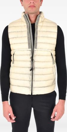C.P. Company quilted puffer gilet - men - Polyamide/Polyester/Polyamide/Duck Down/Feather - M - Neutrals
