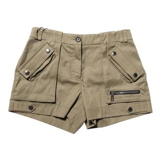 Dolce & Gabbana Korte Broeken, Dames, Groen, S, Katoen, Hot Pants