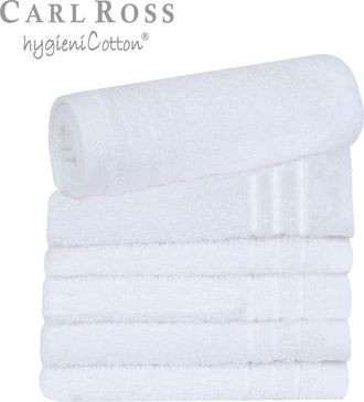 Carl Ross G&auml;stehandt&uuml;cher &raquo;HygieniCotton&laquo; mit 2 Aufh&auml;ngekordeln