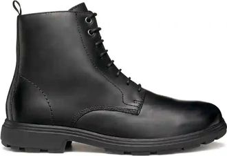 Geox U Meiern - Heren - Veterlaarzen - Zwart - 40 EU - Leer - Schoenen