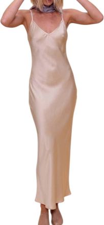 Cali Dreaming Jones Slip Dress In Mask Beige