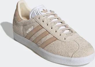 adidas Sneaker ADIDAS ORIGINALS GAZELLE, Damen, Gr. 43, weiss (wonder wei&szlig;, magic beige, cloud wei&szlig;), Leder, Schuhe Sneaker