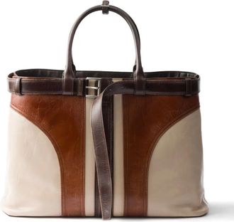 Prada Borsa tote con cintura - Toni neutri