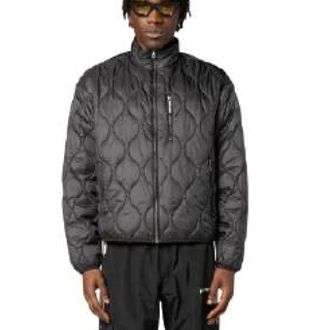 Palm Angels Winter Jackets, male, Black, L, Jacket