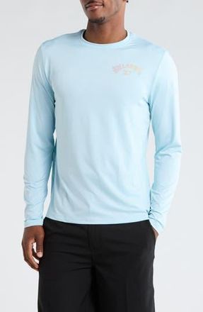 Billabong Arch Wave Long Sleeve T-Shirt in Corydalis Blue at Nordstrom Rack, Size X-Large