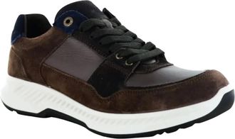 Xsensible Schoenen, Heren, Bruin, 43 EU, Leer, Hudson Sneaker