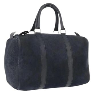 Dior Pre-owned Weekend Bags, female, Blue, Size: ONE SIZE Pre-owned Vintage Boston Bag