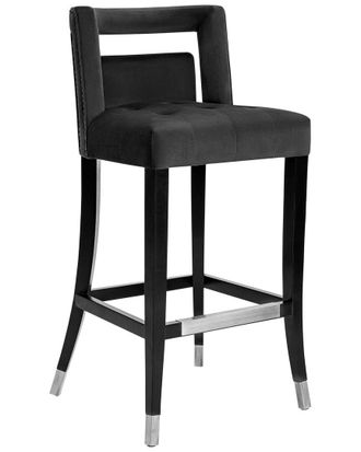 TOV Furniture Tov Furniture Hart Velvet Bar Stool