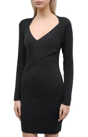 Iro Alexa Criss Cross Dress In Dark Grey