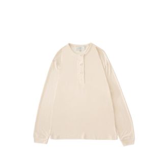 STUDIO NICHOLSON Rutas Grandad Collar Top