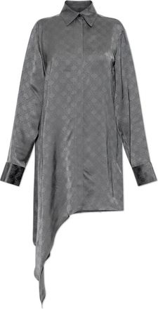 Off-white Monogram Jurk - Dames - Shirt Kleedjes - Grijs - M - Kleedjes