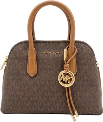 Michael Kors Tassen, Dames, Bruin, ONE Size, Polyester, Freddie Dome Handtas