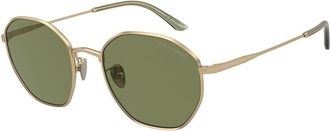 Giorgio Armani AR6150 30022A Mens Sunglasses Gold Size 53