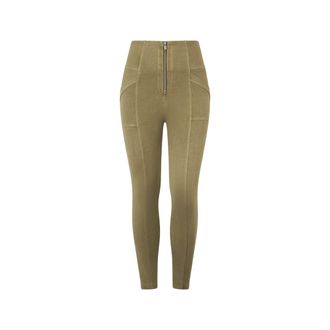 Freddy Leggings FREDDY Leggings WRUP4HS2515, Damen, Gr. XL, EURO, gr&uuml;n (aloe), Obermaterial: 80% Baumwolle CO. 20% Elasthan EL., Hosen Leggings