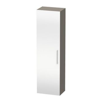 Duravit Armario Alto Duravit Vero, 1176, Bisagra De Puerta Izquierda, 500mm, Color (frente/cuerpo): Laca De Color Gris Franela De Alto Brillo - Ve1176l8989