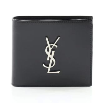 Saint Laurent Pre-owned Wallets, male, Black, Size: ONE SIZE Pre-owned Canvas wallets