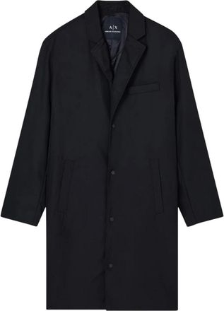 A|X Armani Exchange Hombre, Abrigos, Negro, Talla: L