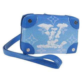 Louis Vuitton Pre-owned Clutches, female, Blue, Size: ONE SIZE Pre-owned Vintage Monogram Canvas Wallet