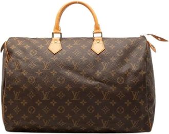 Louis Vuitton Pre-owned Handbags, female, Brown, Size: ONE SIZE Pre-owned Fabric Travel Bag