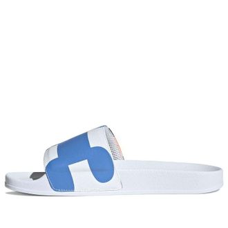 adidas Y-3 Adilette Unisex Slippers White Blue Orange FW9742