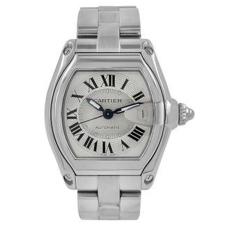 Cartier Pre-owned Cartier Roadster Silver Dial Mens Watch W62025V3