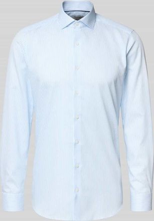 Olymp Level 5 Slim Fit Business Hemd mit Kentkragen in Hellblau, Gr&ouml;&szlig;e 39