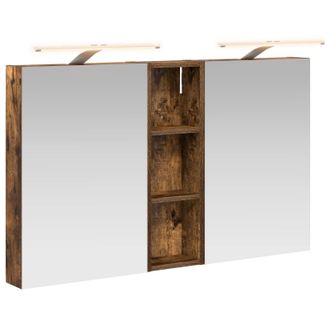 vidaXL Juego De Muebles De Ba&ntilde;o Con Estante 3 Pcs 100 X 10,5 X 60,5 Cm Vidaxl