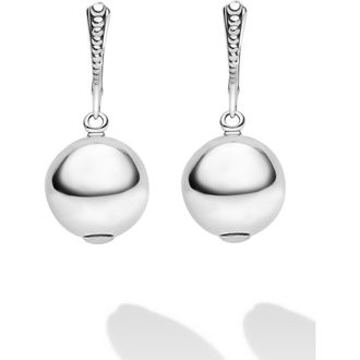 Lagos Caviar Bubbly Drop Earrings in Silver at Nordstrom