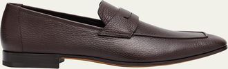 Berluti Mens Lorenzo Goat Leather Loafers